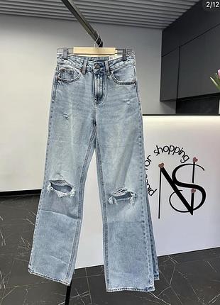 Прямі джинси джинси wide leg джинси кльош