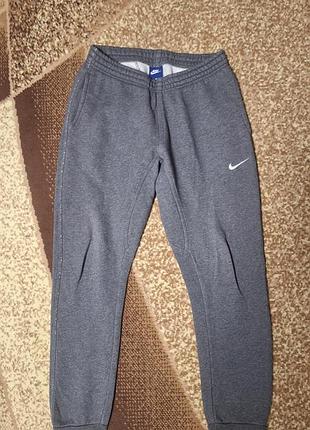 Спортивні чоловічі штани nike на флісі, сірі