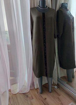 Стильне з лампасом спереду плаття 👗