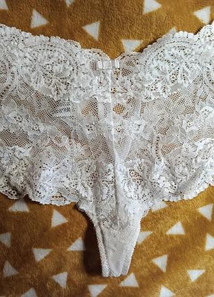 Трусики кружевные, высокая талия, marks &amp; spencer s