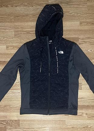 Гибридная куртка-худи the north face train n logo jacket (размер m