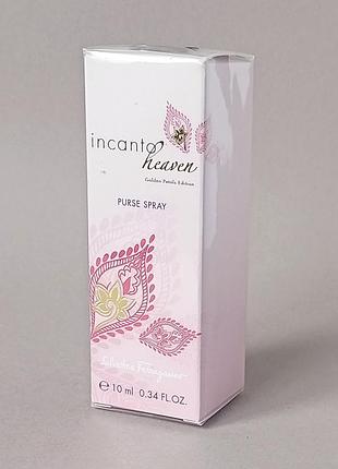 Salvatore ferragamo incanto heaven 10 мл для жінок (оригінал)