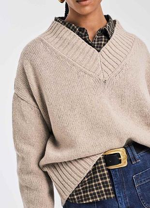 Светр жіночий barbour в'язаний бежевий