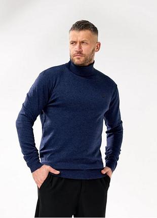 Гольф кашемировый мужской фирмы mostom 17-92, синий.