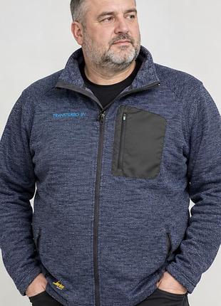 Светр чоловічий snickers workwear флісовий на блискавці розмір 2xl (54-56)