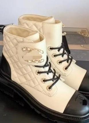 Сапоги chanel , размер 35-41, полный комплект под заказ, доставка 2 недели, лого зарисованы