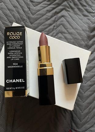 Помада для губ chanel rouge coco 104 mademoiselle