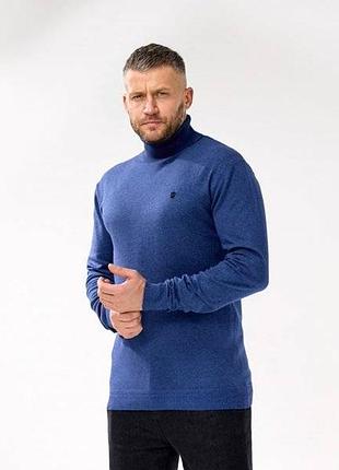 Гольф мужской кашемировый фирмы mostom 17-92, цвет индиго.