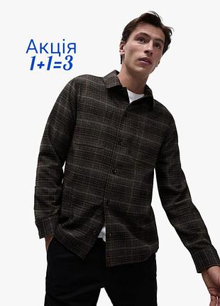 Рубашка овершот с шерстью m&amp;sstarted overshirt