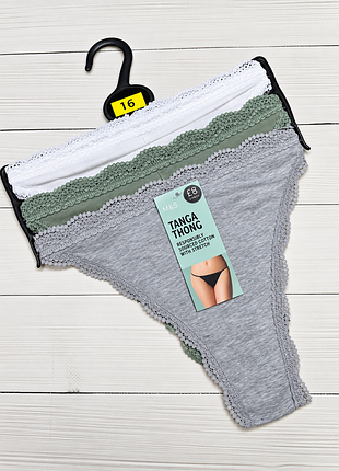 Комплект / шикарные брендовые трусики marks &amp; spencer, оригинал 🩷
