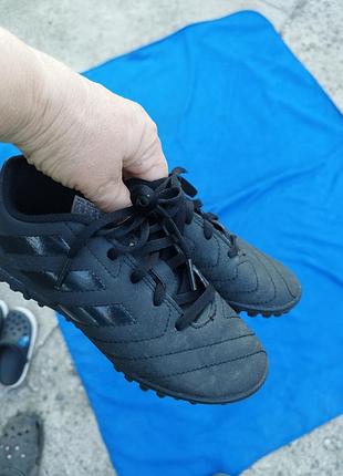 Детские футбольные сороконожки adidas goletto vii tf (оригинал), размер 31 (19.5 см)