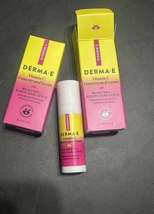 Концентрована сироватка з вітаміном с (15 мл) - derma e vitamin c concentrated serum
