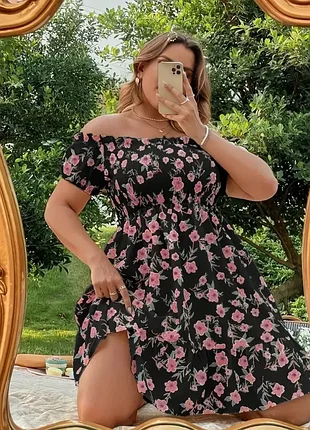 1+1=3❤️красивая сукэнка в цветочки от shein