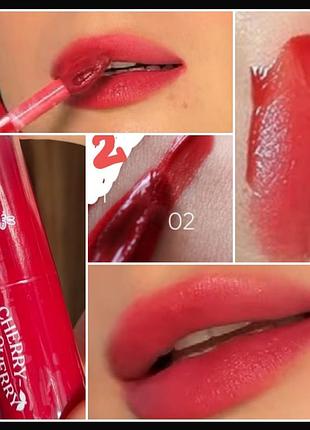 Glambee cherry velvet plumper 02 блиск — плампер для губ
