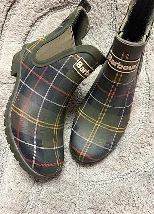 Гумаки barbour 36/37 р.( уст 23 см,по боках резинки