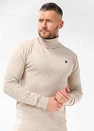 Гольф чоловічий кашеміровий фірми mostom 17-92, колір світло-бежевий.