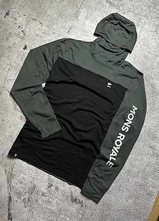 Термо-лонгслів / базова капюшонка mons royale yotei powder hood/temple merino hood)