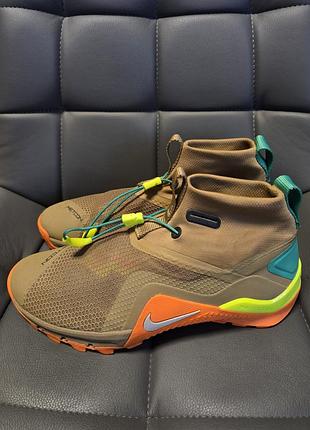 Nike metcon x sf cross training shoes tan orange 7