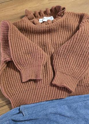 🧸невероятно стильный вязаный свитерик shein для маленькой модницы