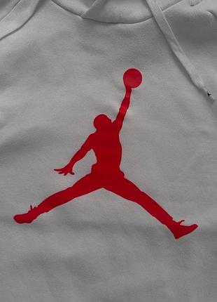 Чоловіче худі jordan біле флісове 3