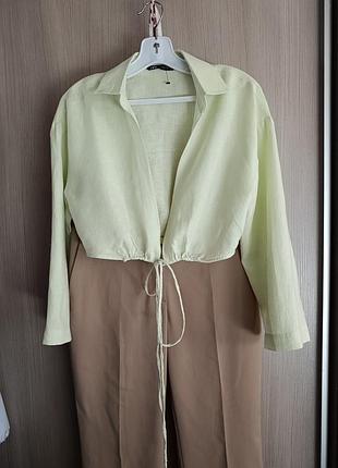 Льняна сорочка zara 4
