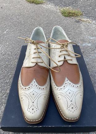 Итальянские женские броги gianfranco lattanzi donna, натуральная кожа, р. 39-40 (25,5 см)