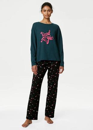 Женская пижама marks &amp; spencer, оригинал 💚 2