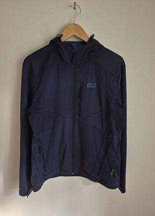 Мужская треккинговая ветровка jask wolfskin mens outdoor