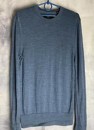 Светр allsaints 100% wool шерсть