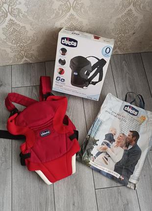 Рюкзак-кенгуру chicco go baby 0+