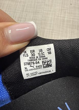 Оригинальные кроссовки на липучке puma 3