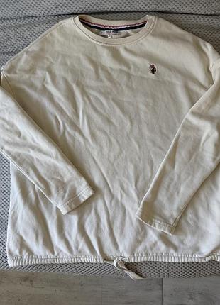 Світшот кремовий us. polo assn
