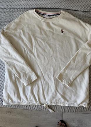Світшот кремовий us. polo assn 2