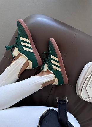 Кросівки унісекс adidas samba collegiate green
