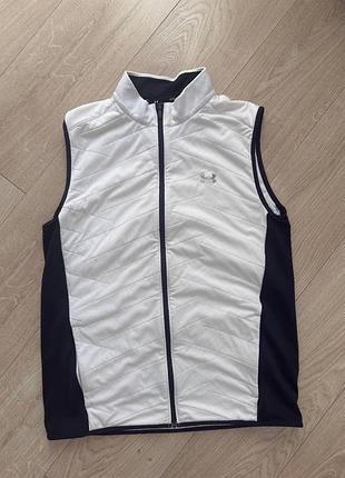 Жилетка чоловіча under armour coldgear біла спортивна