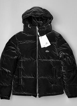 Пуховик lacoste quilted velour jacket