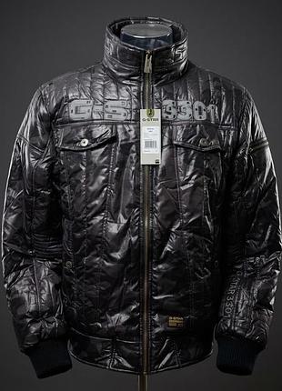 Чоловіча стьобана куртка g-star raw , модель quilted shirt l/s з камуфляжним принтом. розмір: l . артикул: 101317 / 70620898