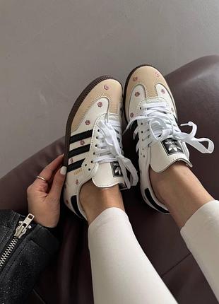 Кроссовки adidas samba floral white 6