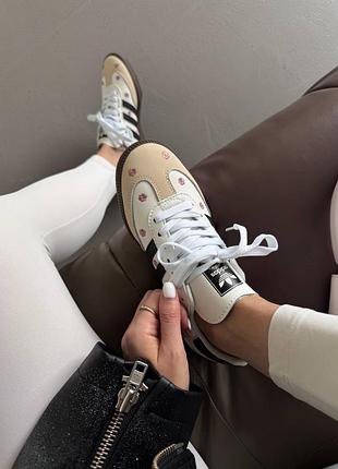 Кроссовки adidas samba floral white 7