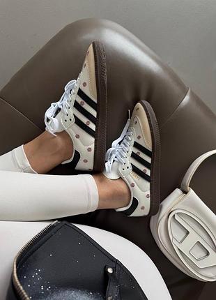 Кроссовки adidas samba floral white