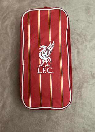 Спортивна сумка під взуття, для чоловіків liverpool fc червона в смужку