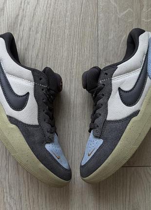 Кросівки чоловічі nike sb force 58 білі, сірі, блакитні