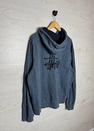 Stussy hoodie gray large l
