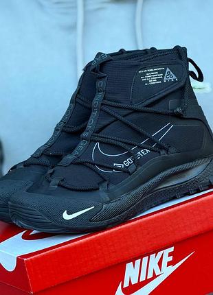 Кросівки чоловічі nike acg air terra antarktik fur чорні
