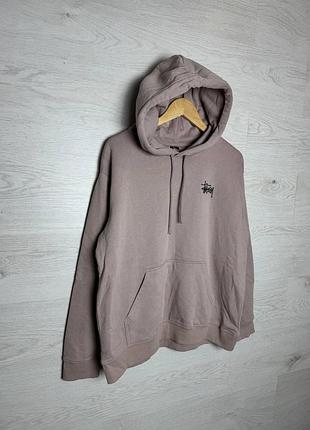 Stussy hoodie taupe large l