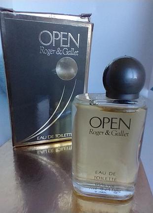 Open roger gallet миниатюра 7мл винтаж