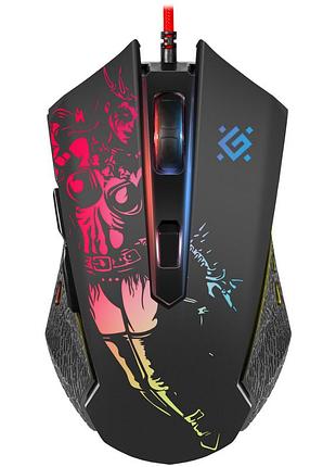 Мишка defender sin'sister gm-933 usb black (52933)
