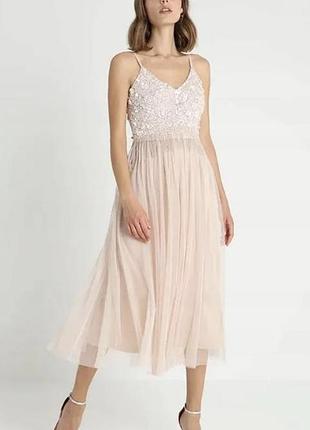Вечернее платье lace &amp;beads