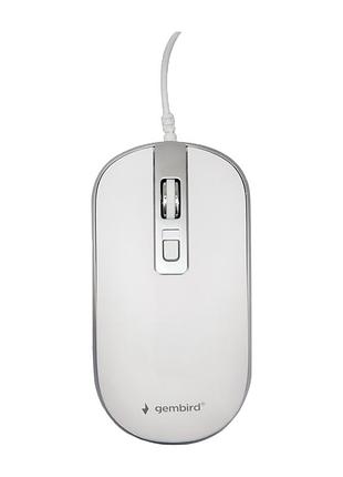 Мишка gembird mus-4b-06-ws usb white/grey (mus-4b-06-ws)
