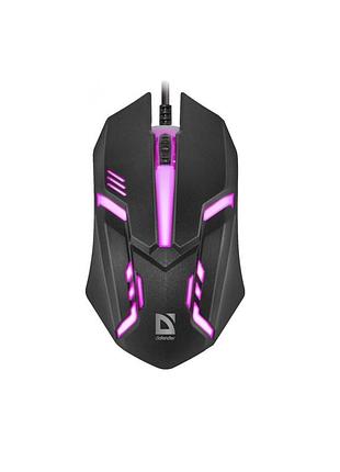 Мишка defender cyber mb-560l black (52560)